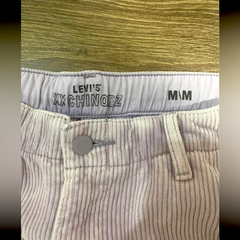 Men's Corduroy Pants - Light Purple - Picture 3 of 3